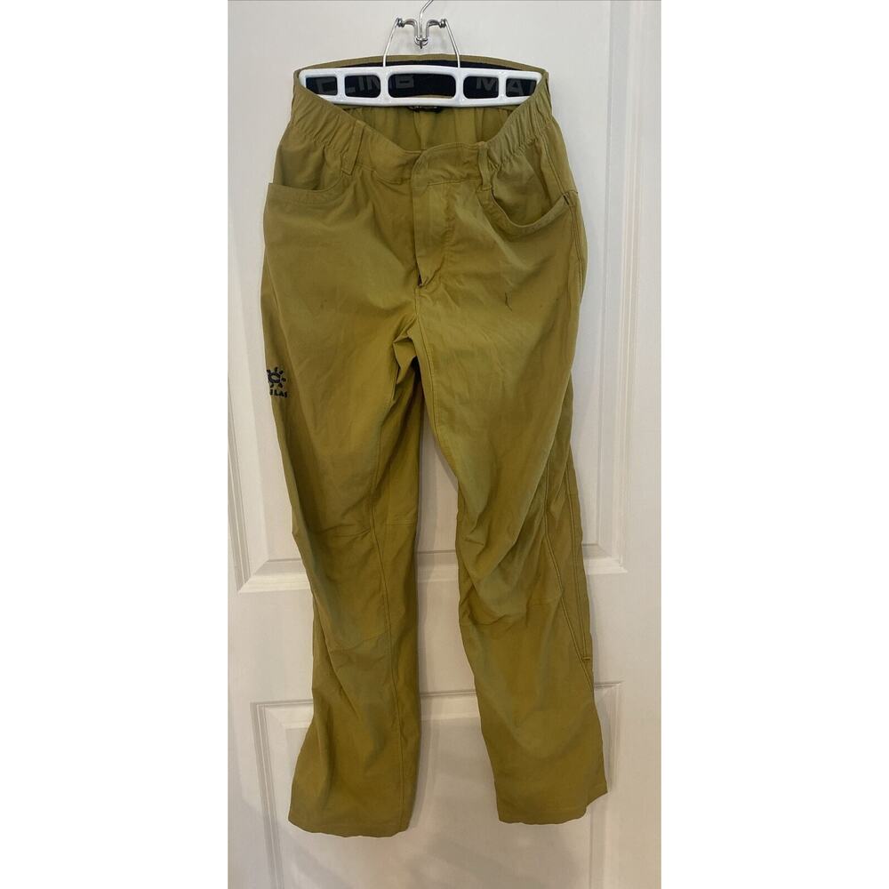 Kailas Men’s Climbing Pants Bouldering Outdoor Pants Yellow Gorpcore Sz Small